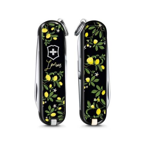 56 Victorinox Нож перочинныйClassic When Life Gives You Lemons фото 4