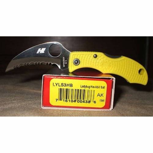 147 Spyderco Ladybug 3 Salt - LYLS3HB фото 17