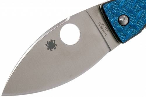 5891 Spyderco Lil' Lum Blue Nishijin - 205GFBLP фото 11