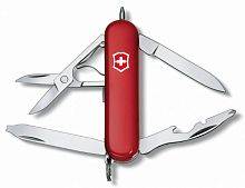  нож перочинный Victorinox Midnite Manager 0.6366 58мм 10 функций красный