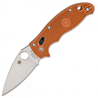 Складной нож Spyderco Manix 2 Lightweight Sprint Run Burnt Orange 101PBORE2