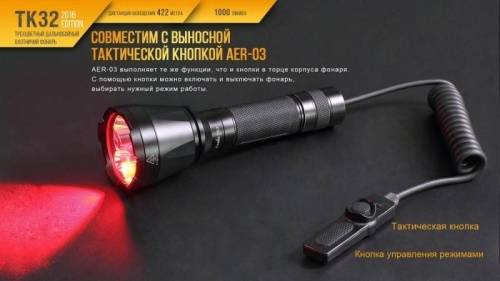 125 Fenix Фонарь тактический Fenix TK32 Cree XP-L HI V3 2016 Edition фото 5