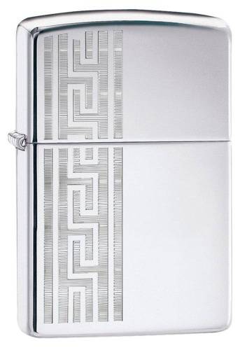 250 ZIPPO Зажигалка ZIPPO Greek Pattern с покрытием High Polish Chrome